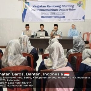 🌾 Kegiatan Rembuk Stunting & Pemutakhiran Data e-HDW di Desa Sidamukti